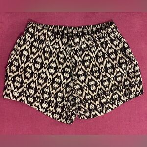 Linen Patterned Shorts XS